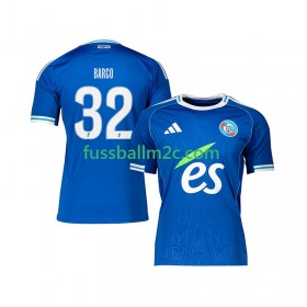 Fußballtrikots Strasbourg Valentin Barco 32 Heim Trikotsatz 2025-2026